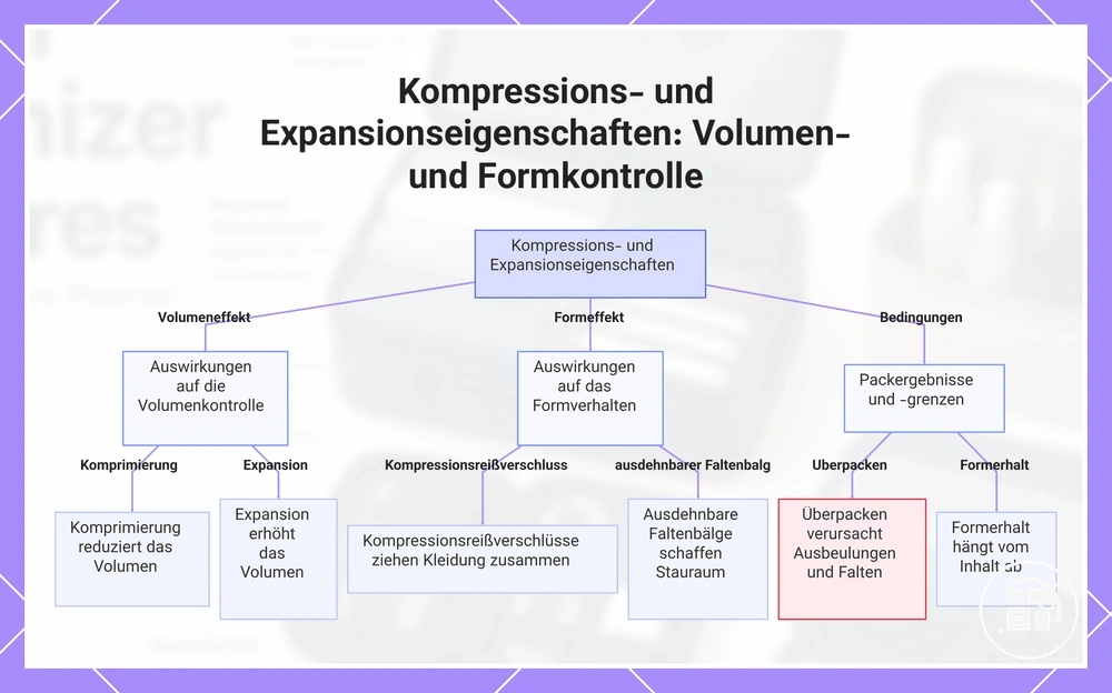 Kompressions- und Erweiterungsfunktionen: Volumen- und Formkontrolle