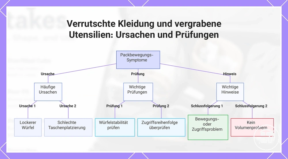 Verrutschte Kleidung und vergrabene Gegenstände: Ursachen und Prüfungen
