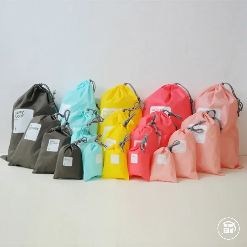Bolsas impermeables con cordón para zapatos ropa interior cosméticos y prendas
