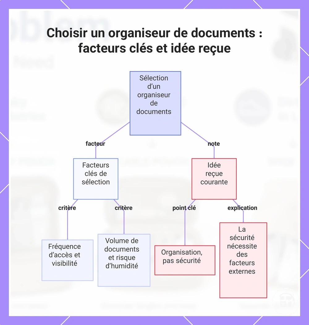 Choisir un organisateur de documents : facteurs clés et distinction entre organisation et sécurité