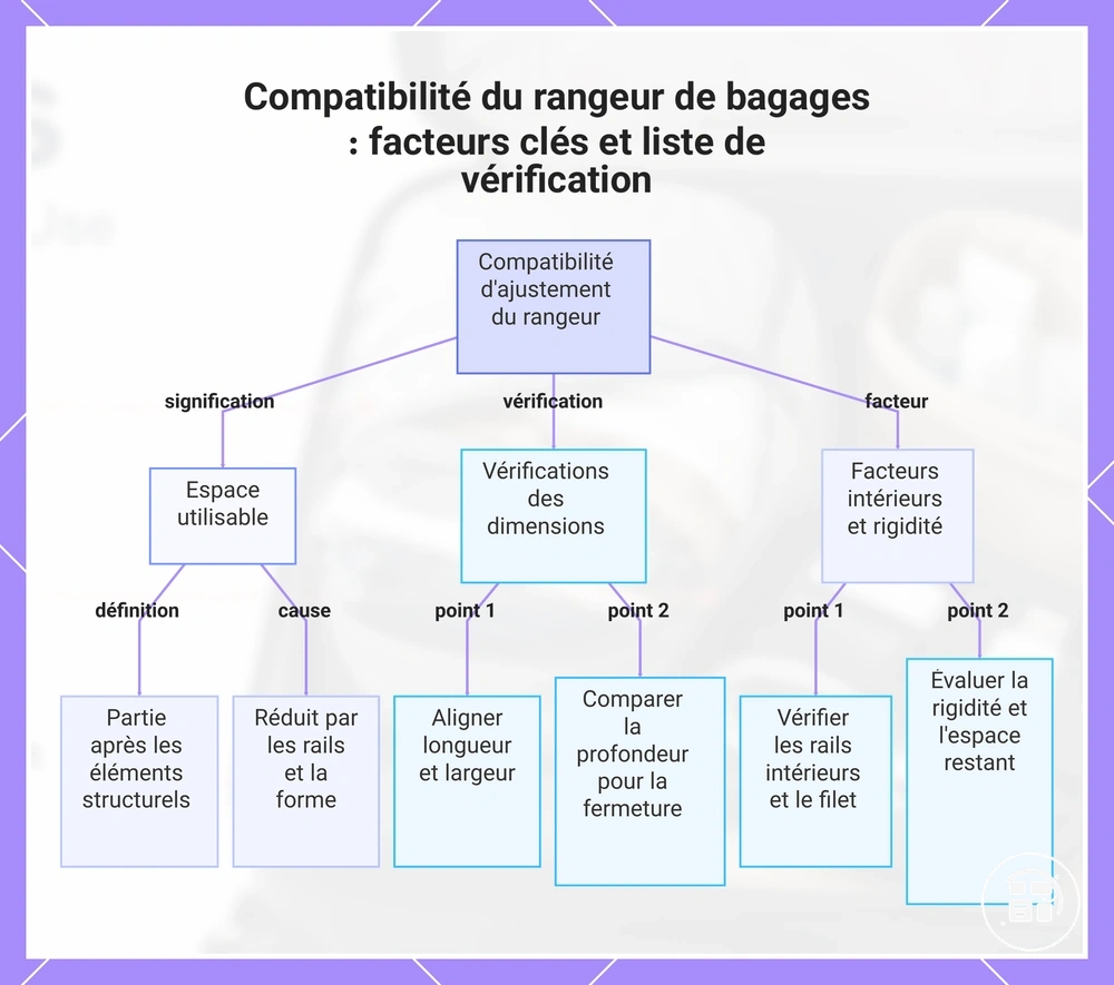 Compatibilité des organisateurs avec le bagage : facteurs clés et liste de vérification