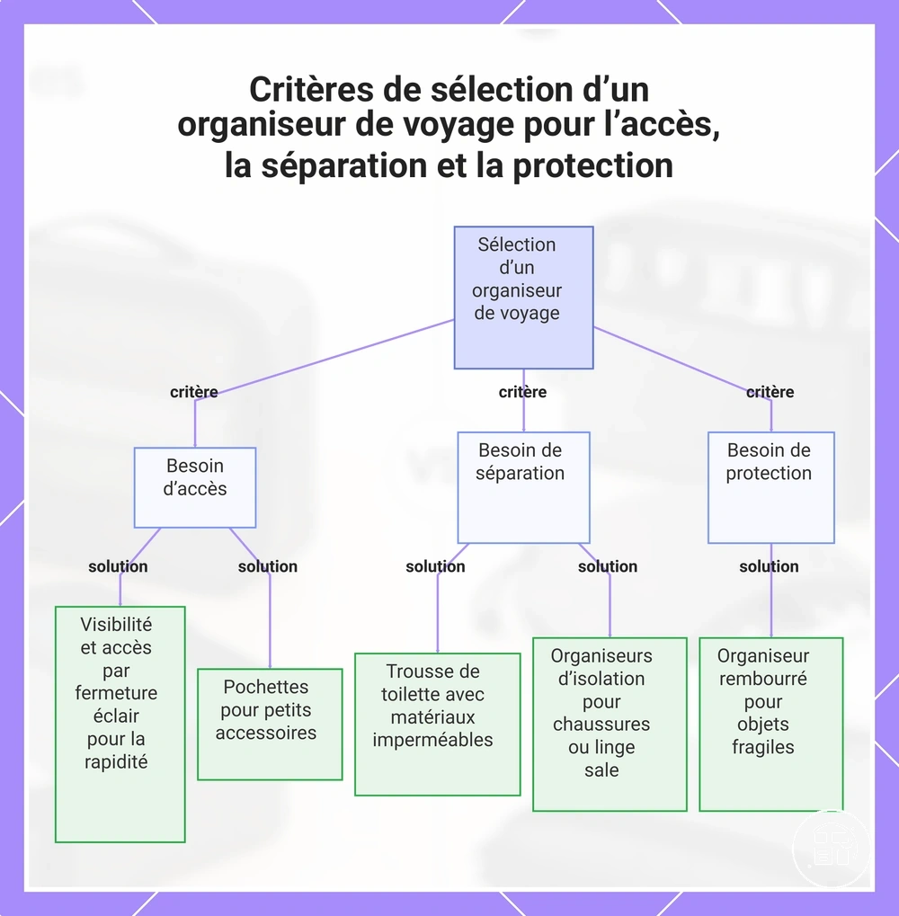 Critères de sélection d’un organisateur de voyage pour l’accès, la séparation et la protection