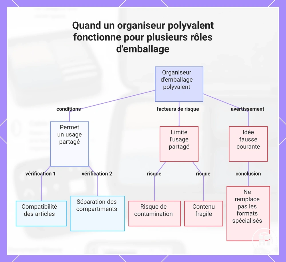 Quand un organisateur polyvalent peut couvrir plusieurs rôles de rangement