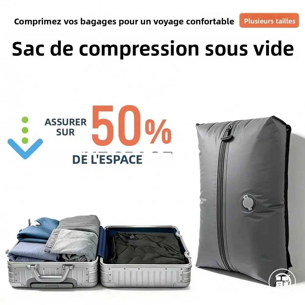 Kabin bagajında saklama için vakumlu sıkıştırmalı paketleme küpleri