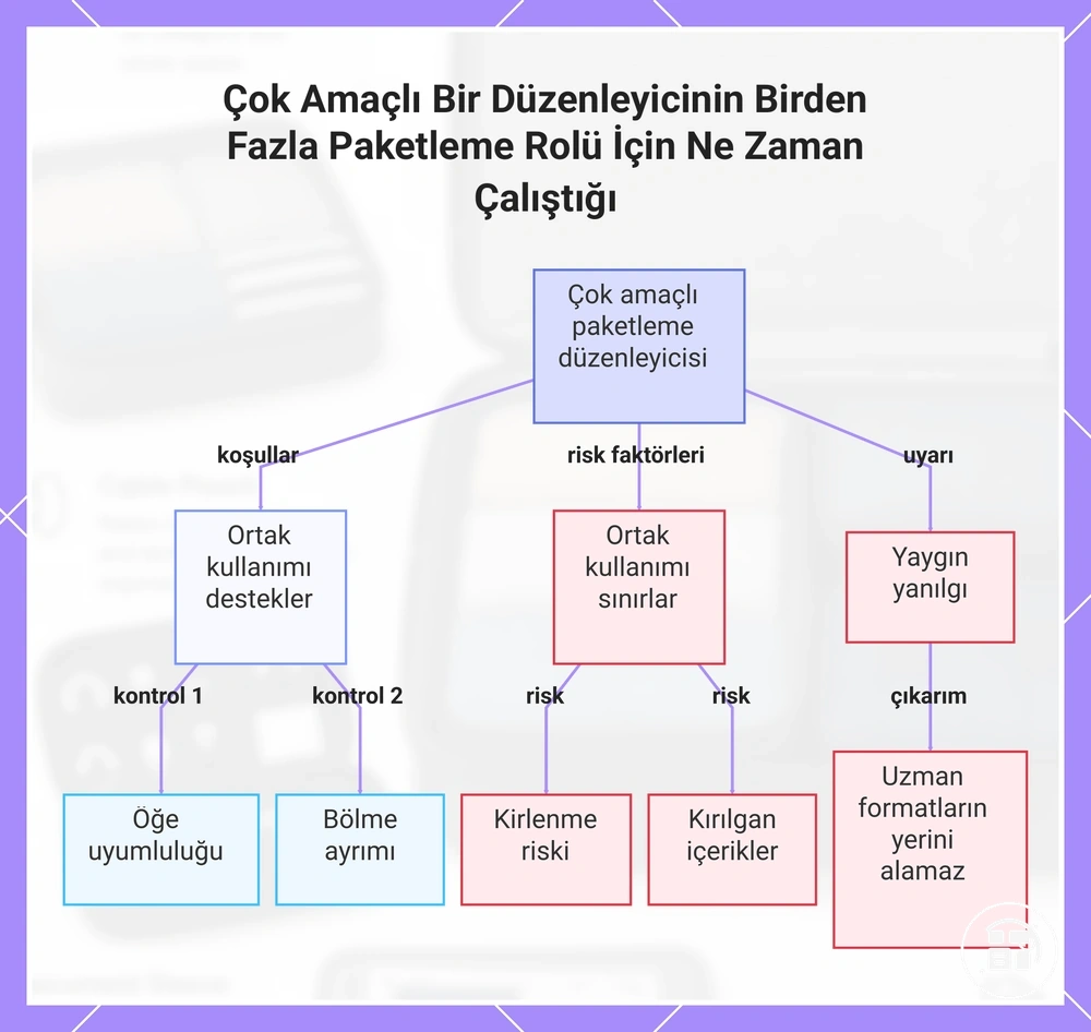 Çok amaçlı bir düzenleyicinin birden fazla paketleme işlevine ne zaman uygun olduğu