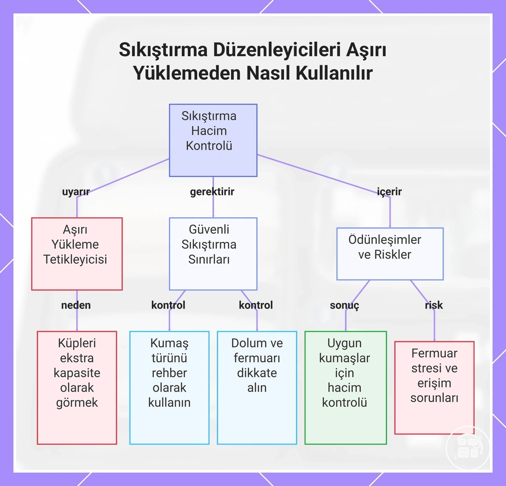 Sıkıştırma düzenleyicilerini aşırı doldurmadan kullanma prensipleri